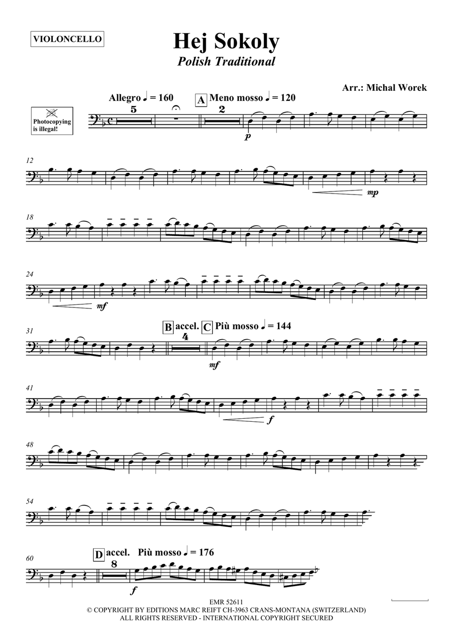 Hej Sokoly Hej Sokoly Piano Accompaniment scores gallery preview page 3