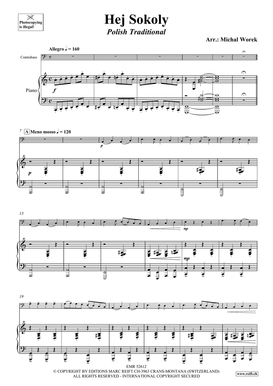 Hej Sokoly Hej Sokoly Double Bass scores gallery preview page 4