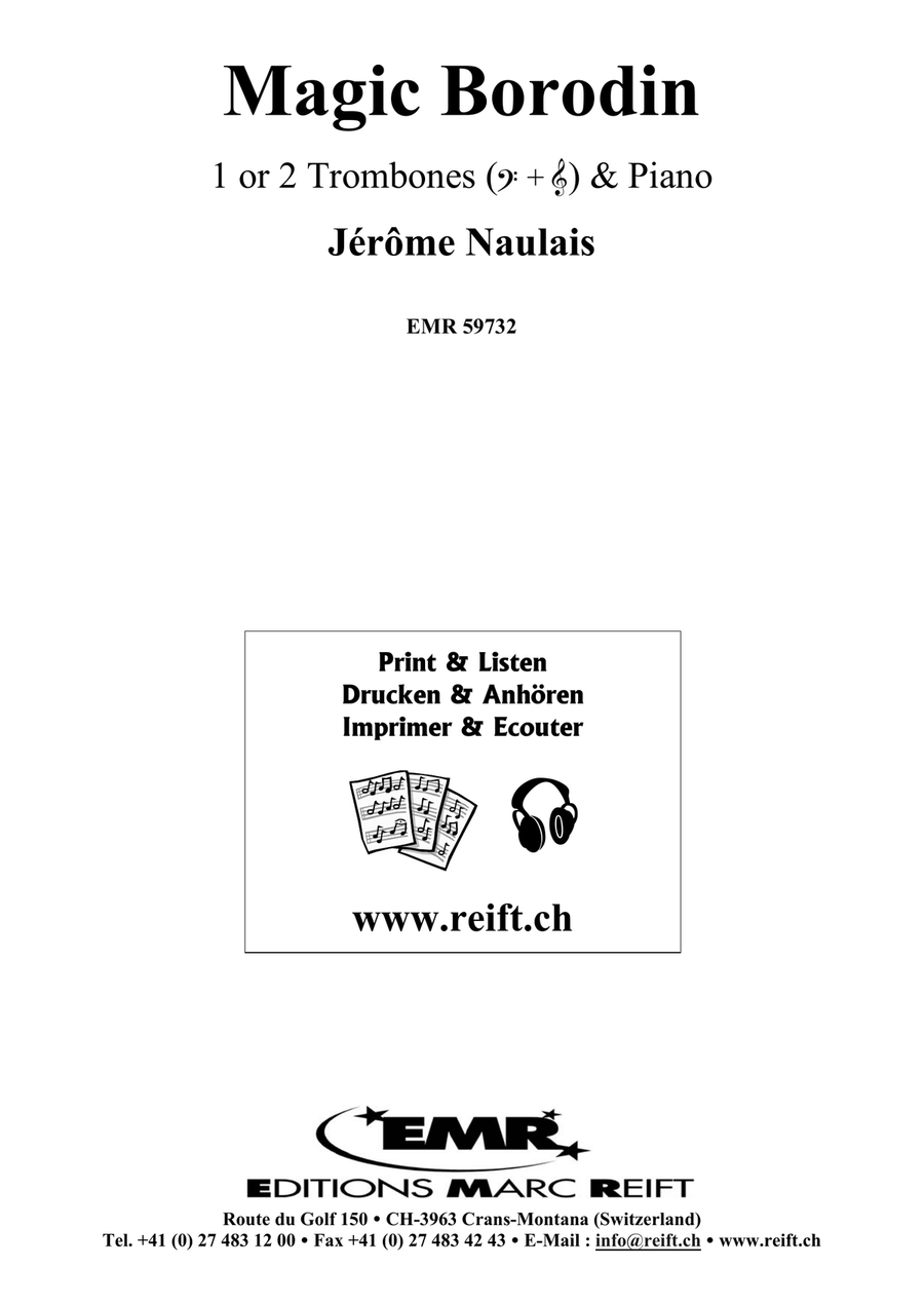 Magic Borodin Magic Borodin Trombone Duet scores gallery preview page 2