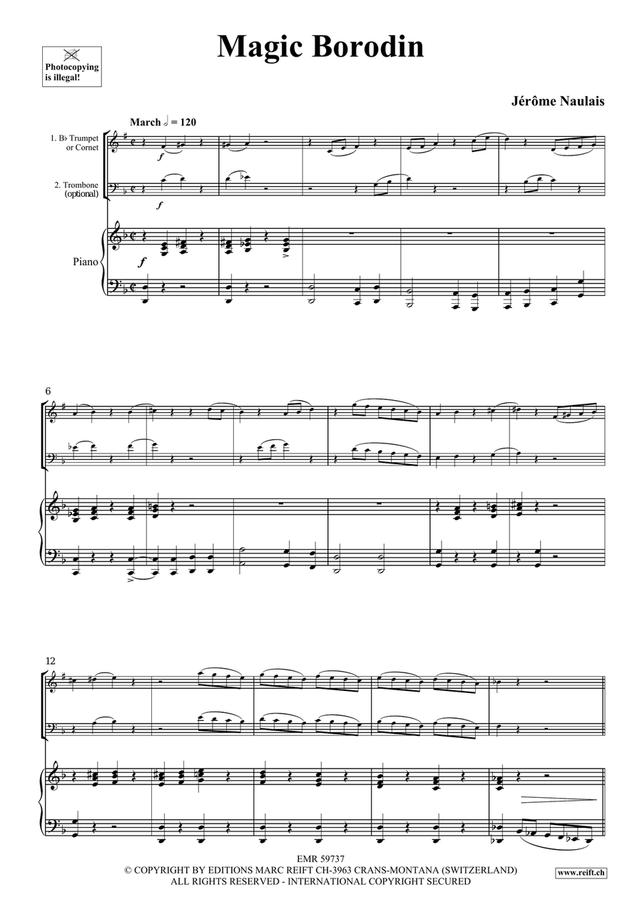 Magic Borodin Magic Borodin Cornet scores gallery preview page 4