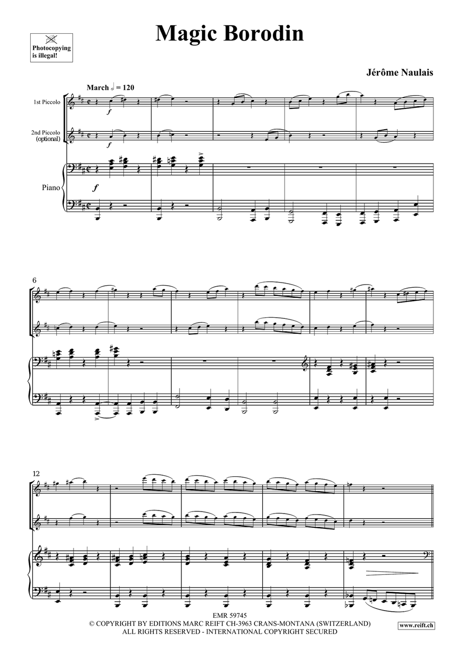 Magic Borodin Magic Borodin Piccolo scores gallery preview page 4
