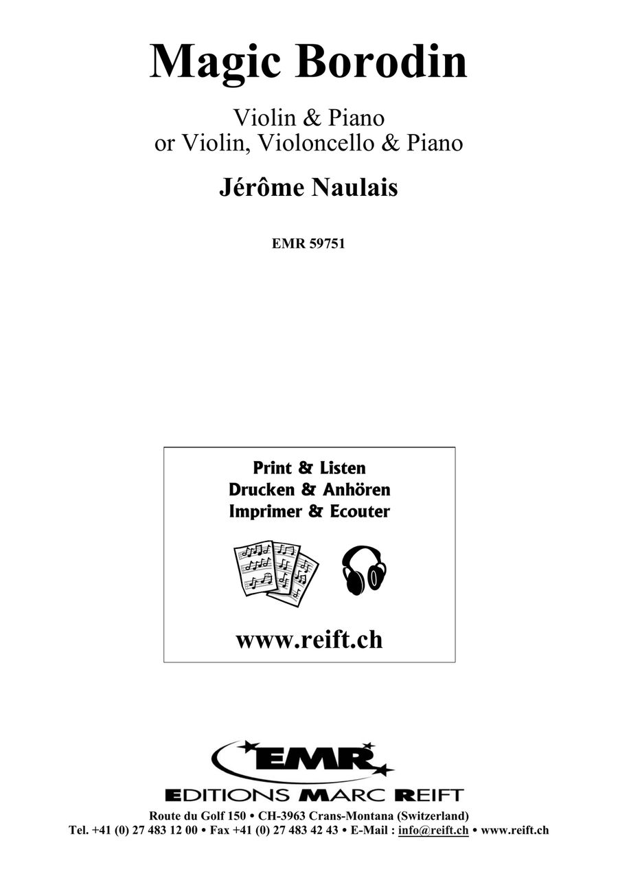 Magic Borodin Magic Borodin Piano Trio scores gallery preview page 2