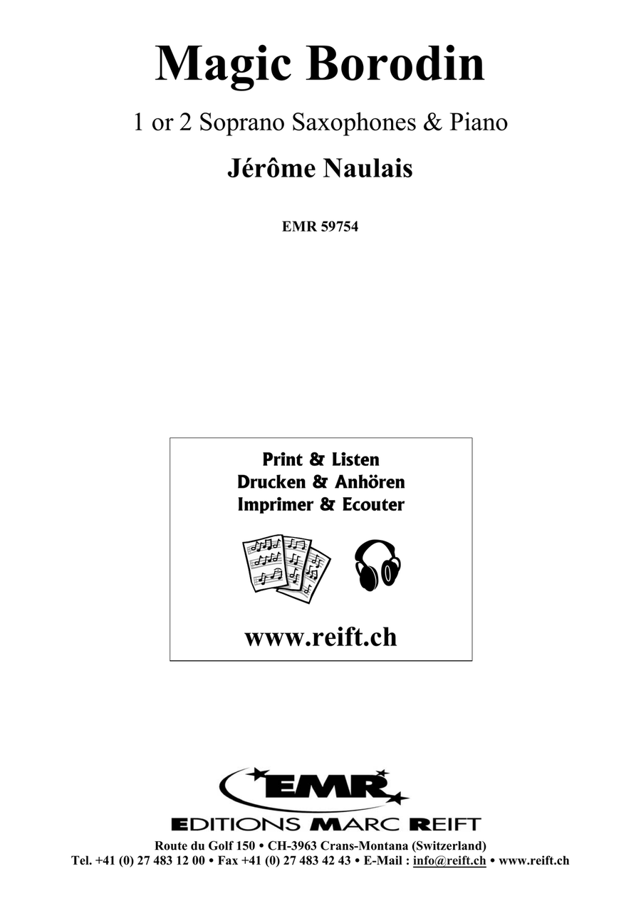 Magic Borodin Magic Borodin Soprano Saxophone scores gallery preview page 2