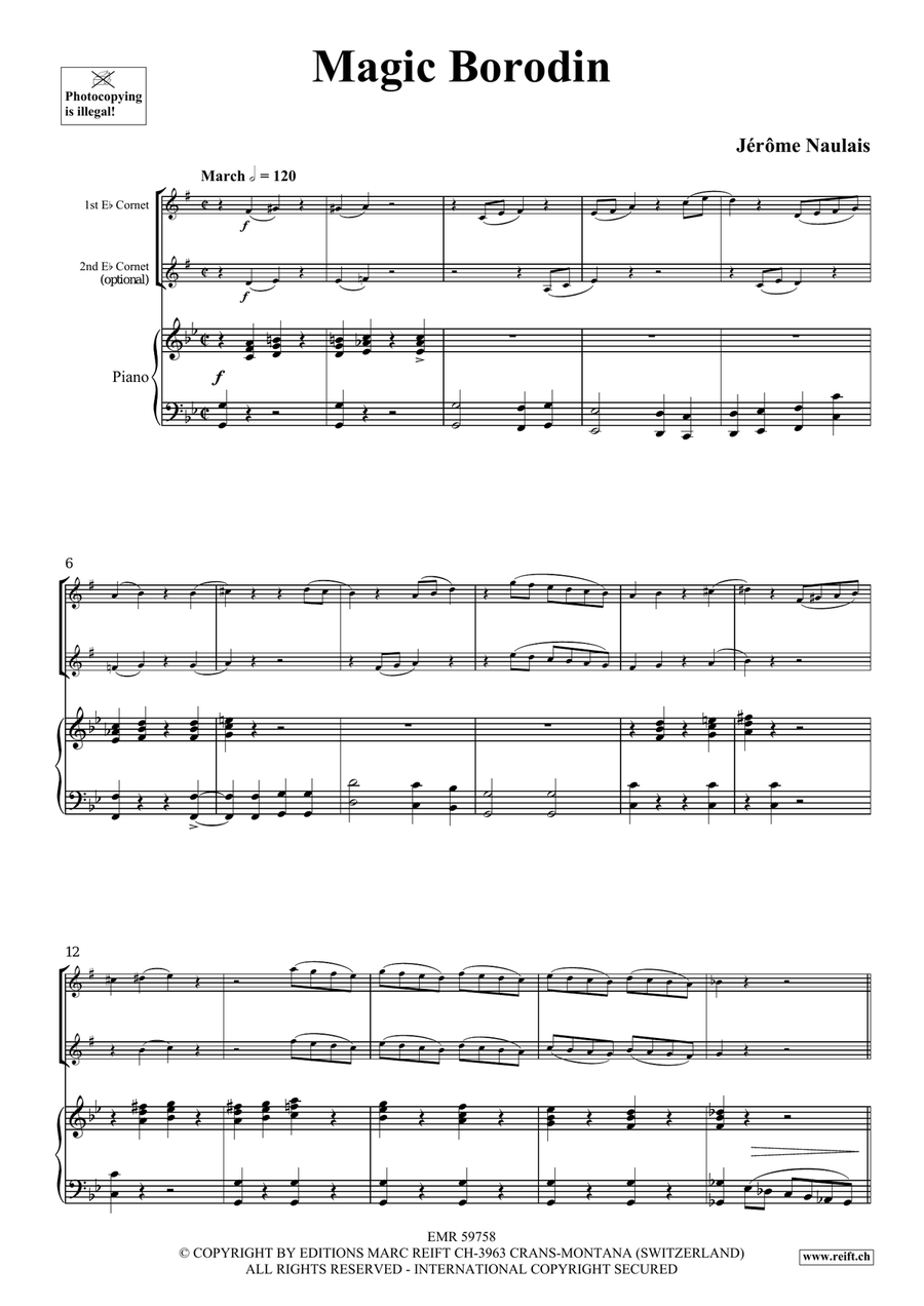 Magic Borodin Magic Borodin Cornet scores gallery preview page 4