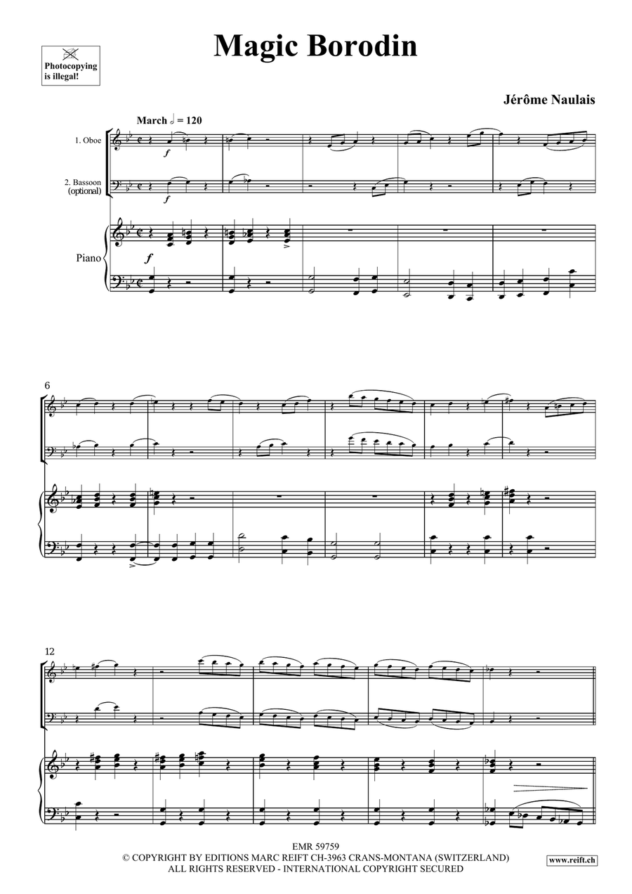 Magic Borodin Magic Borodin Bassoon scores gallery preview page 4