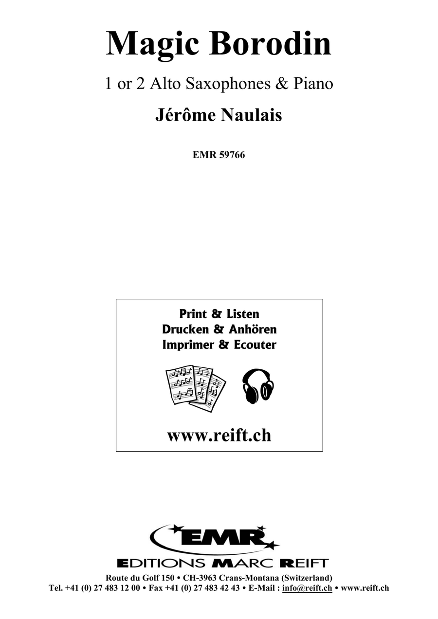 Magic Borodin Magic Borodin Alto Saxophone scores gallery preview page 2