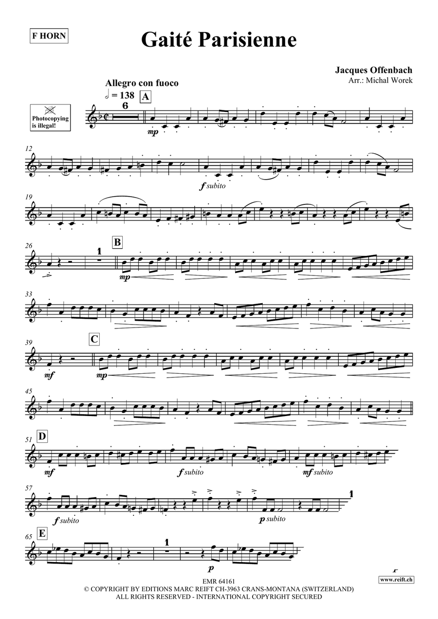Gaité Parisienne Gaité Parisienne Horn scores gallery preview page 3