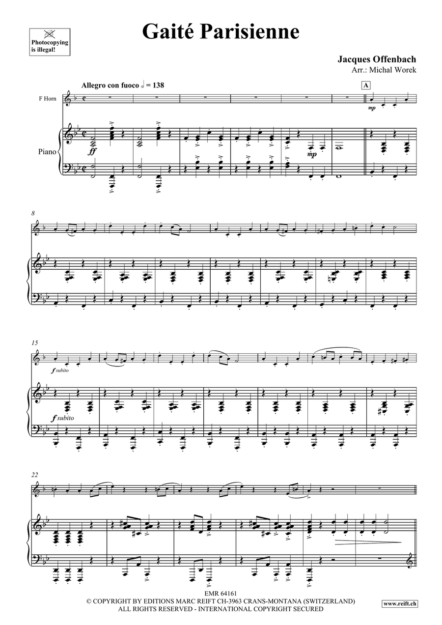 Gaité Parisienne Gaité Parisienne Horn scores gallery preview page 4