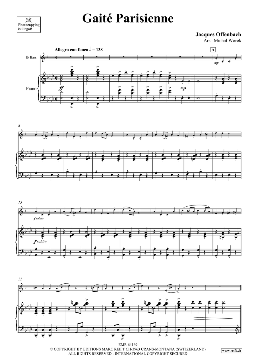 Gaité Parisienne Gaité Parisienne Voice Solo scores gallery preview page 4