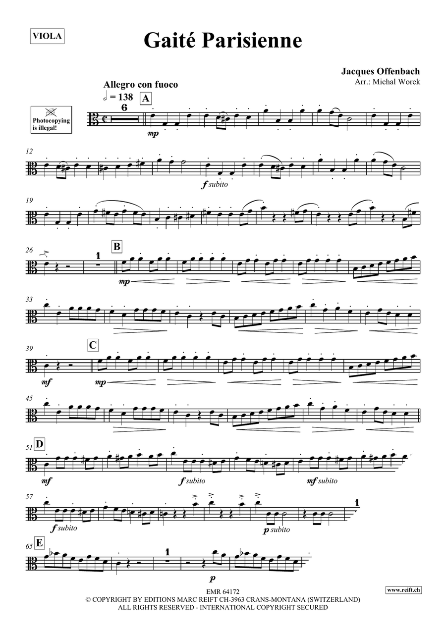 Gaité Parisienne Gaité Parisienne Piano Accompaniment scores gallery preview page 3