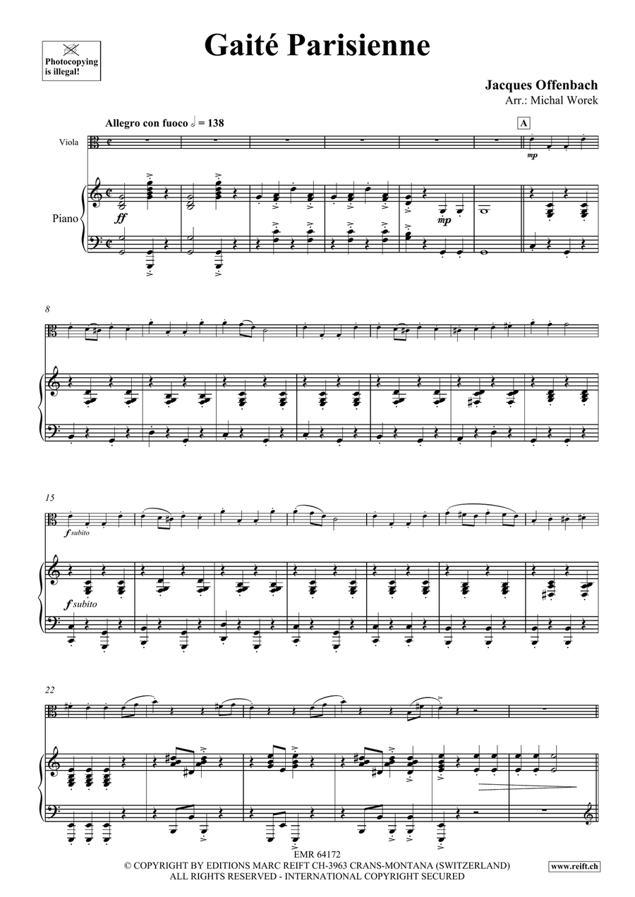 Gaité Parisienne Gaité Parisienne Piano Accompaniment scores gallery preview page 4