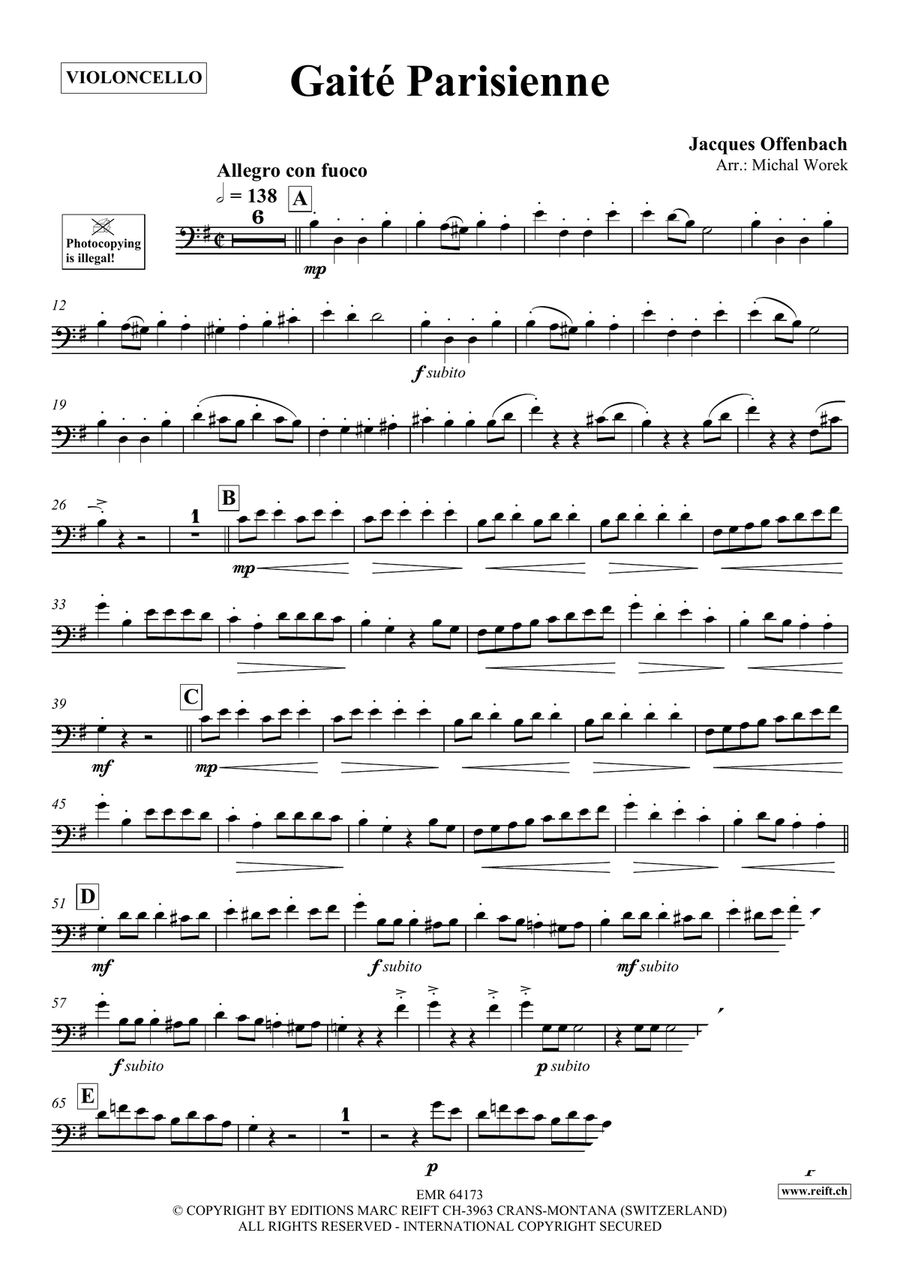 Gaité Parisienne Gaité Parisienne Piano Accompaniment scores gallery preview page 3