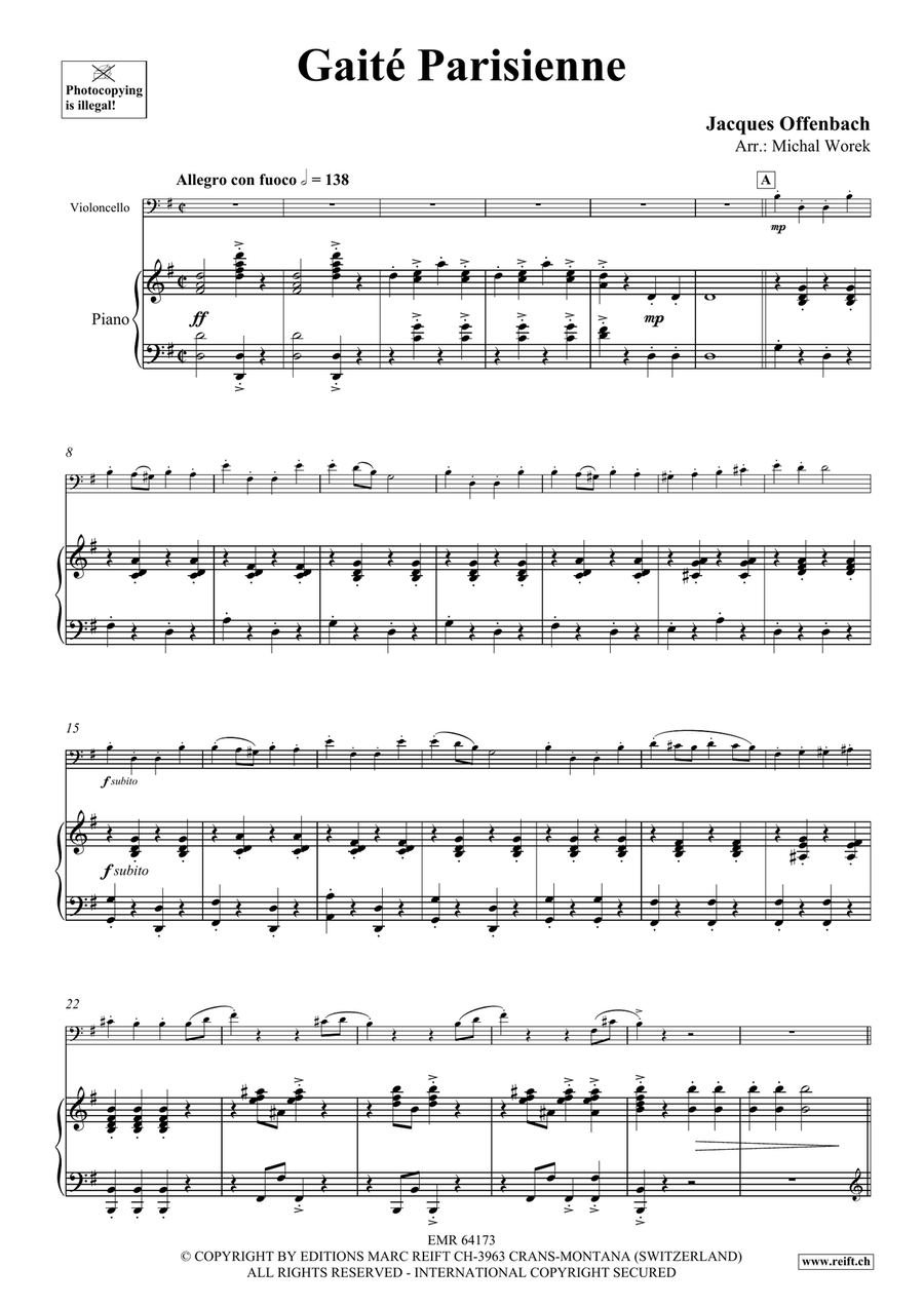 Gaité Parisienne Gaité Parisienne Piano Accompaniment scores gallery preview page 4