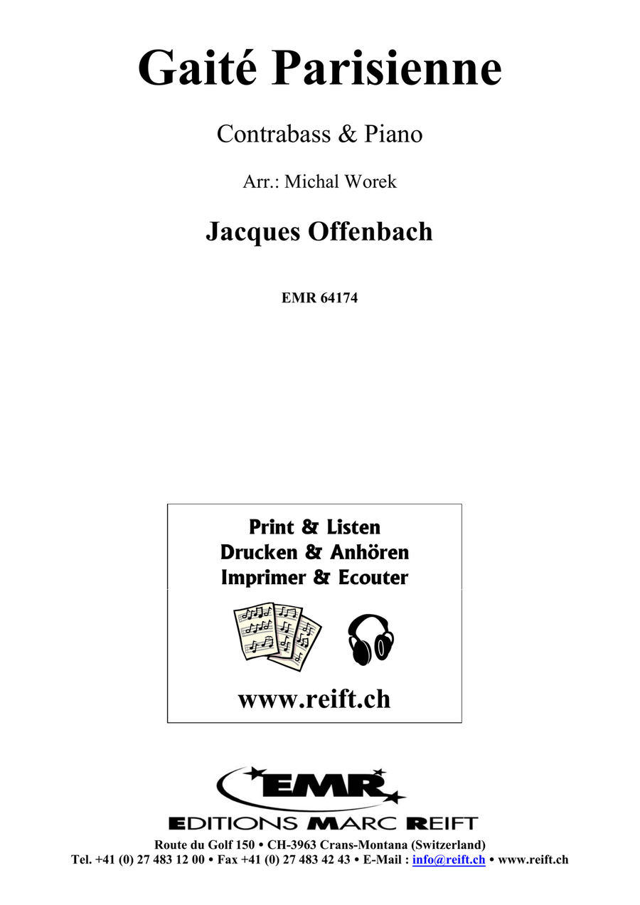 Gaité Parisienne Gaité Parisienne Double Bass scores gallery preview page 2