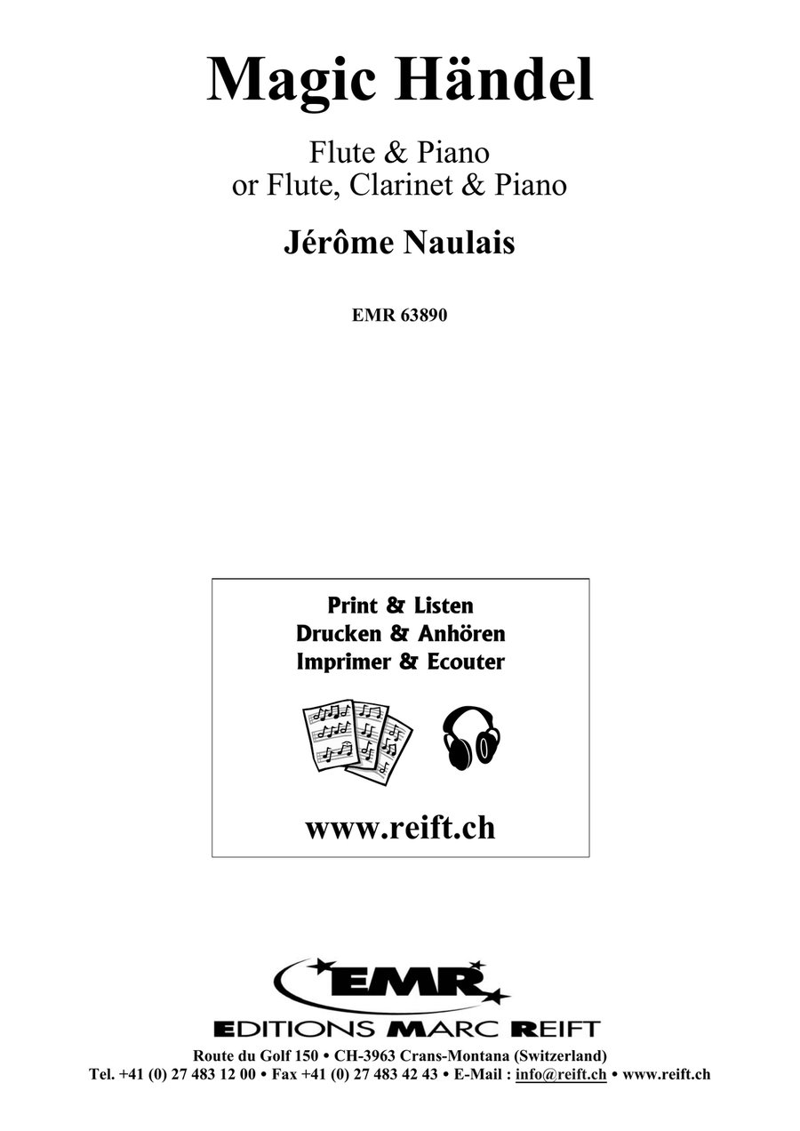 Magic Händel Magic Händel Clarinet scores gallery preview page 2
