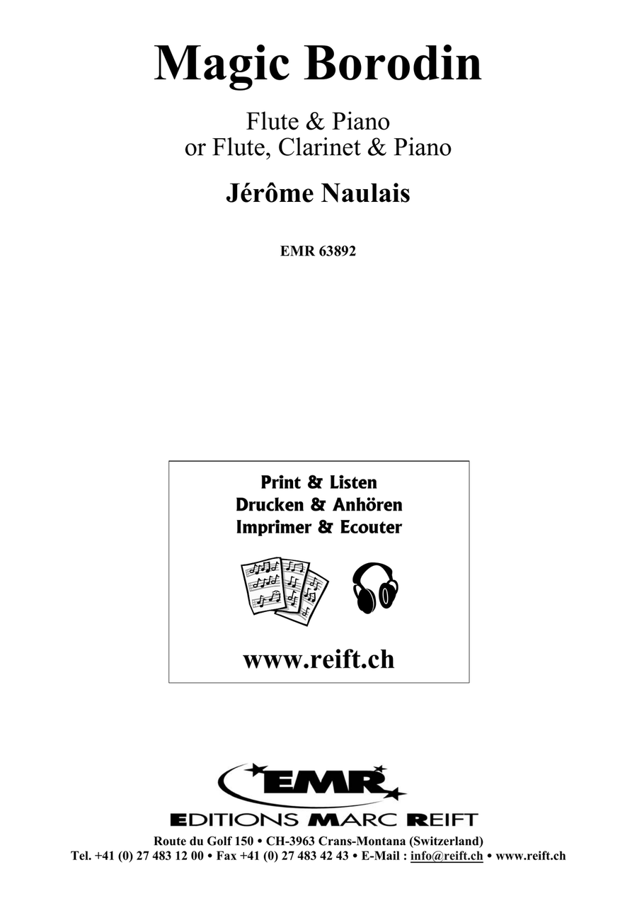 Magic Borodin Magic Borodin Clarinet scores gallery preview page 2