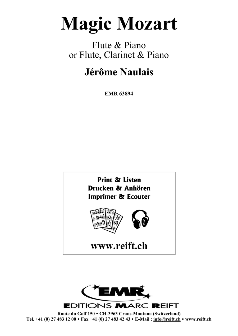 Magic Mozart Magic Mozart Clarinet scores gallery preview page 2