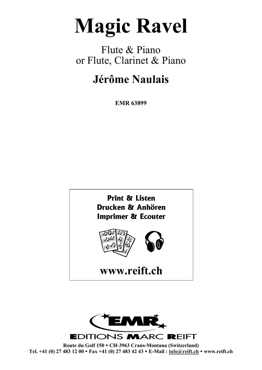 Magic Ravel Magic Ravel Clarinet scores gallery preview page 2
