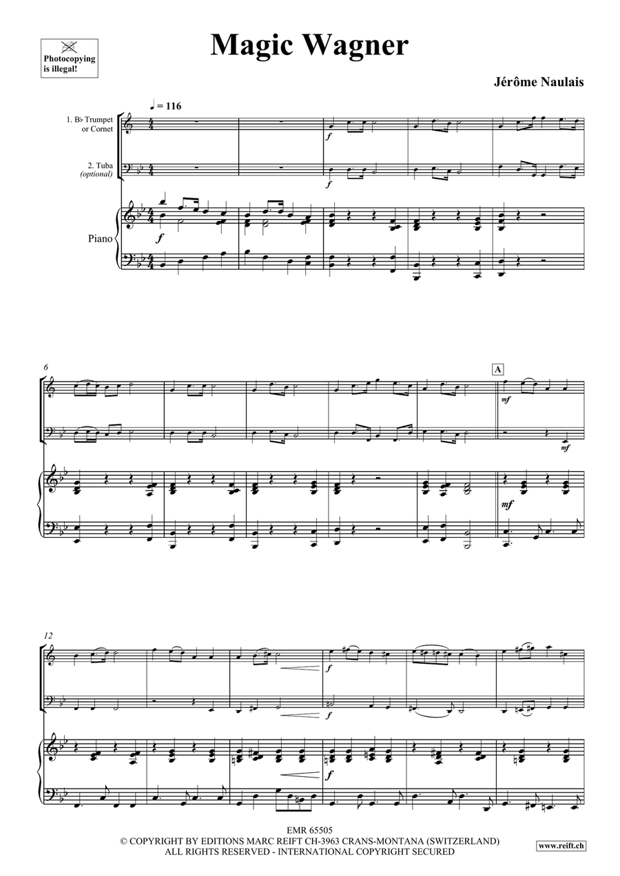 Magic Wagner Magic Wagner Trumpet scores gallery preview page 4