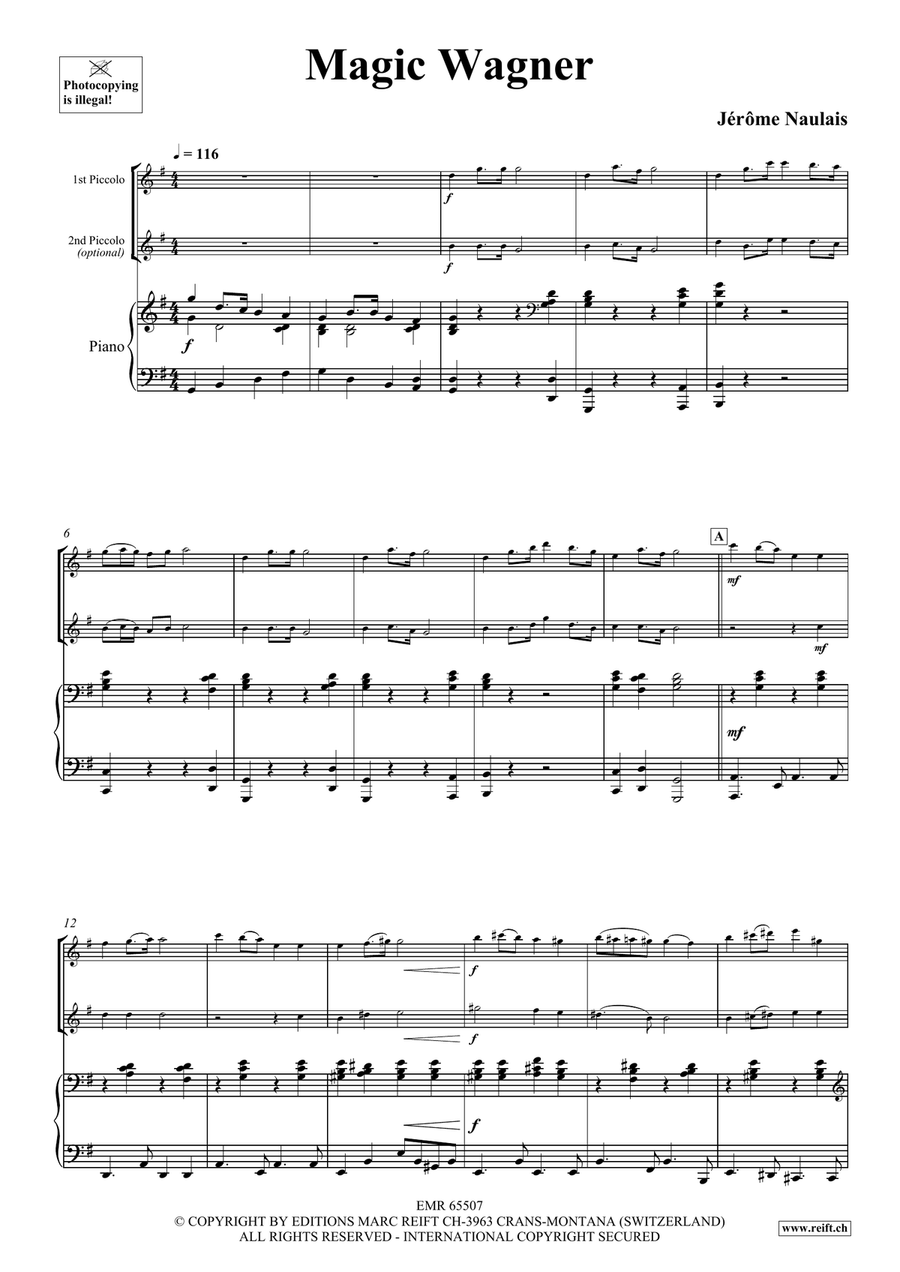 Magic Wagner Magic Wagner Piccolo scores gallery preview page 4