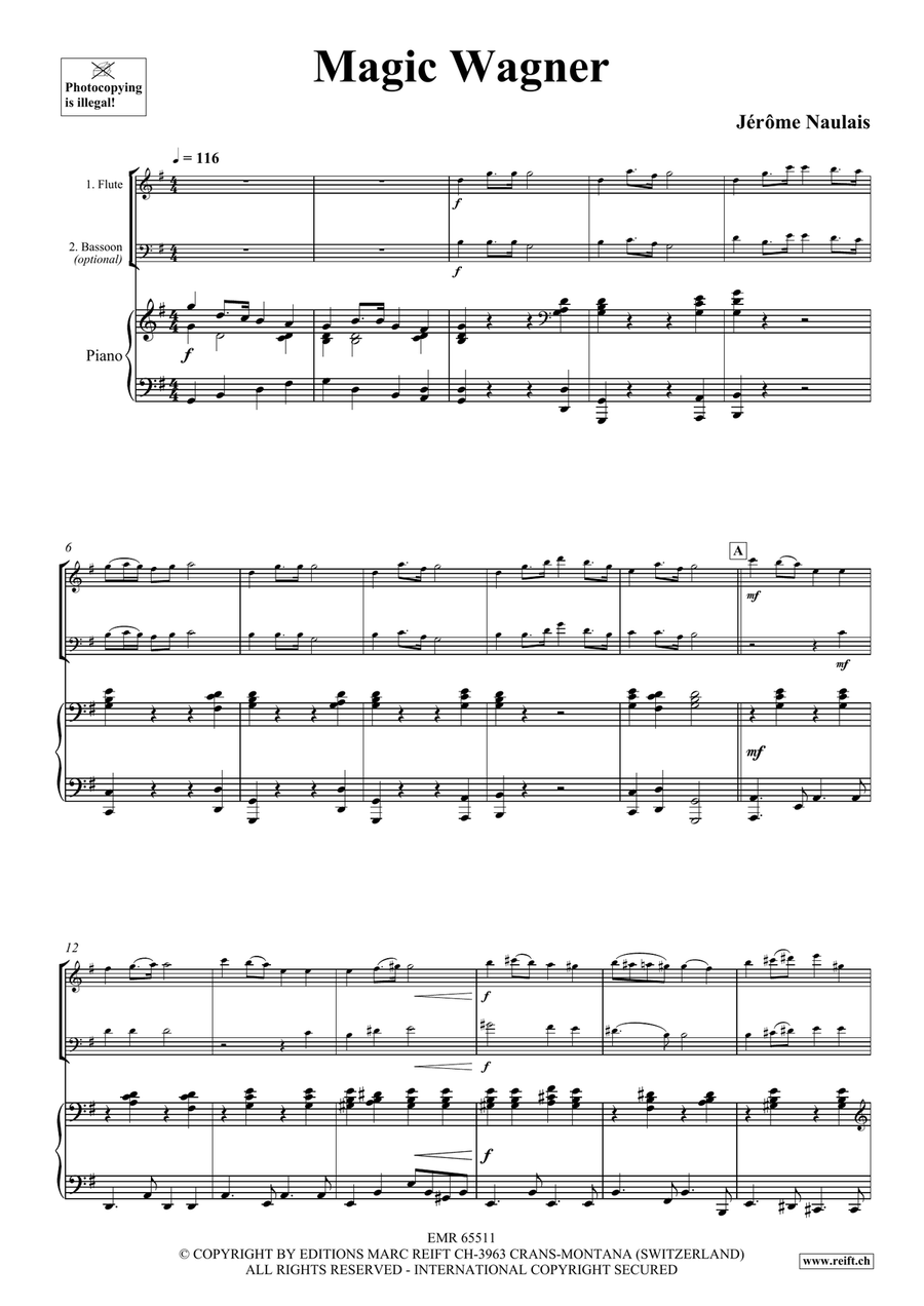 Magic Wagner Magic Wagner Bassoon scores gallery preview page 4