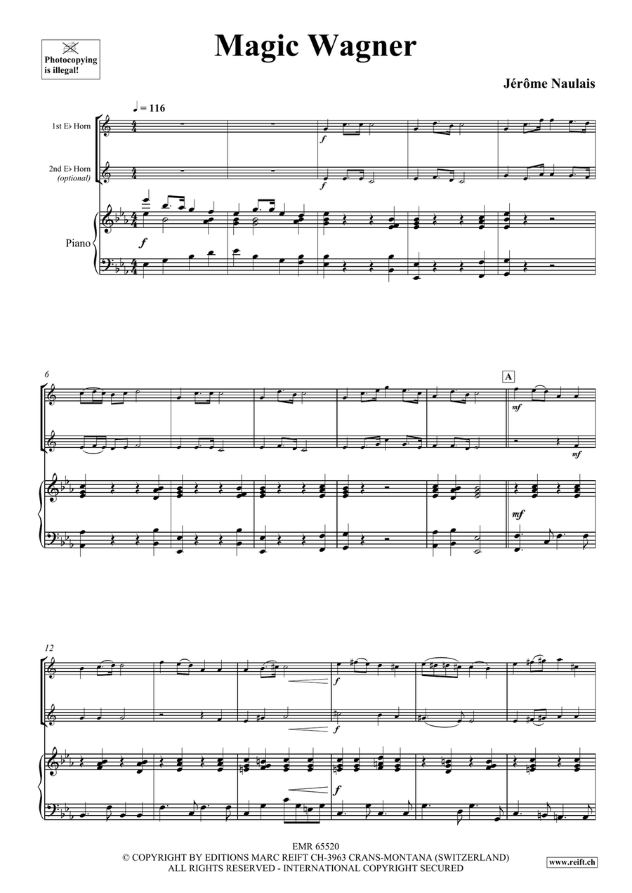 Magic Wagner Magic Wagner Horn scores gallery preview page 4
