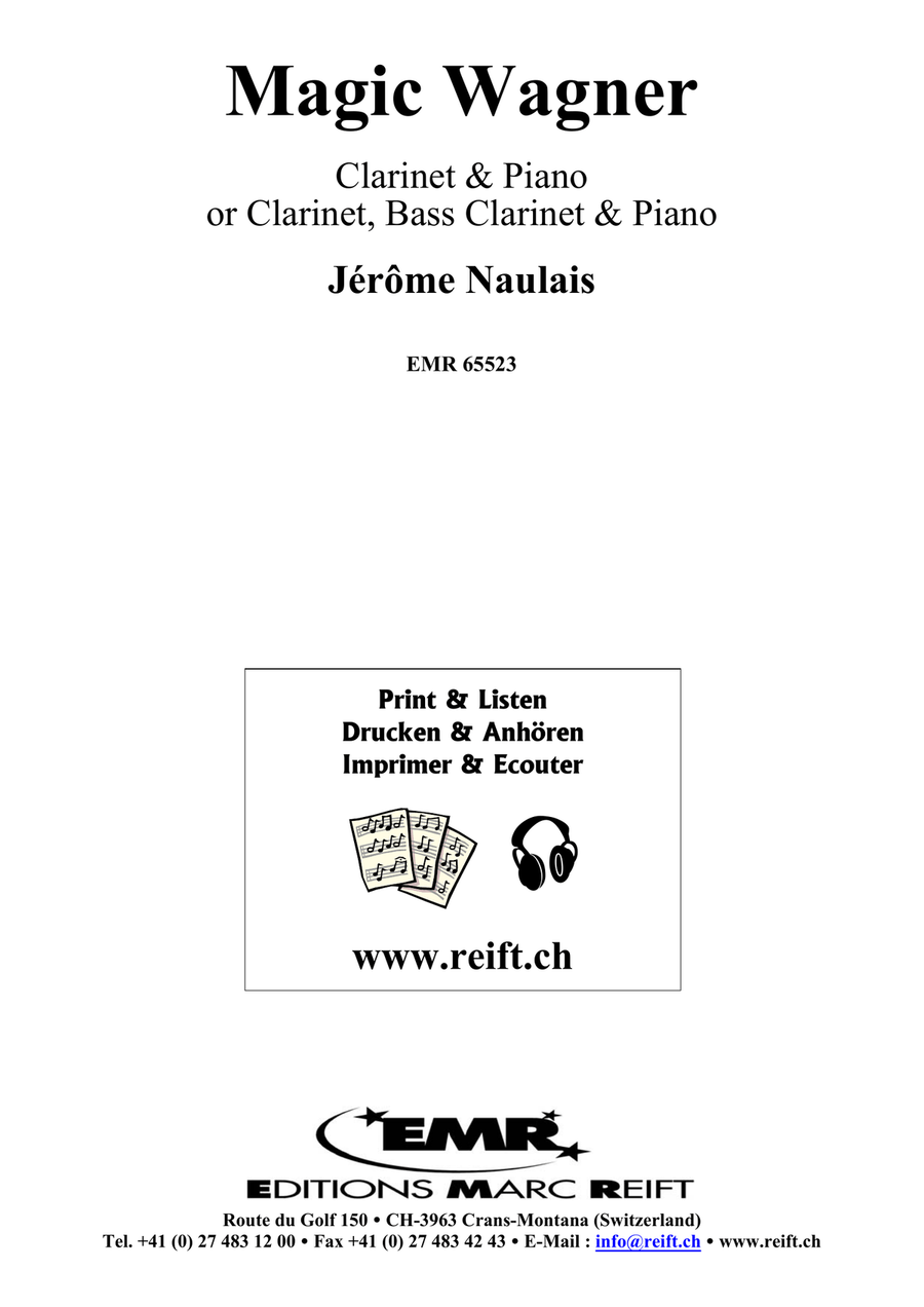 Magic Wagner Magic Wagner Bass Clarinet scores gallery preview page 2