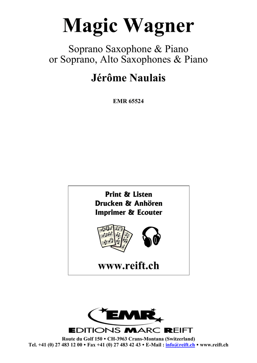 Magic Wagner Magic Wagner Soprano Saxophone scores gallery preview page 2