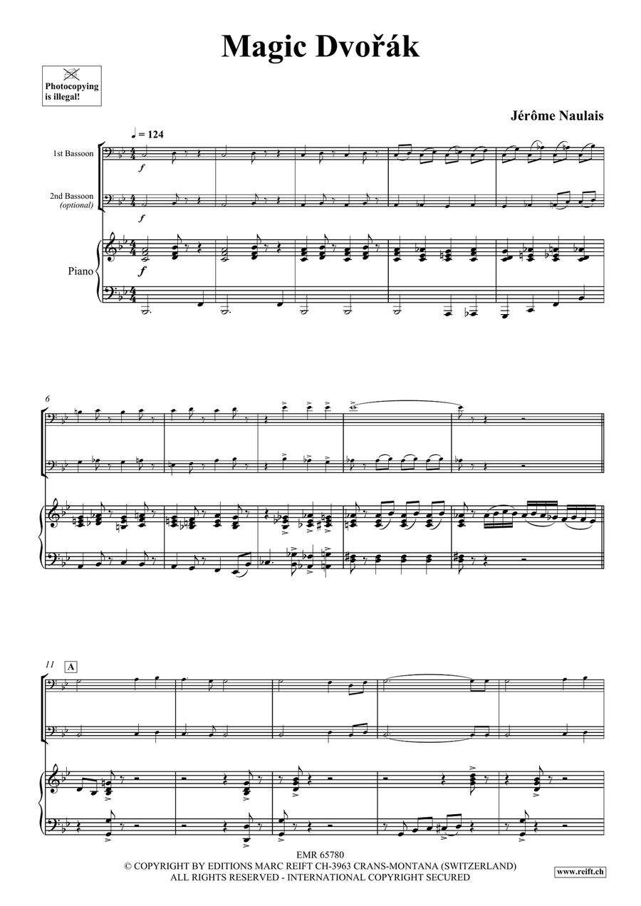 Magic Dvorak Magic Dvorak Bassoon scores gallery preview page 4