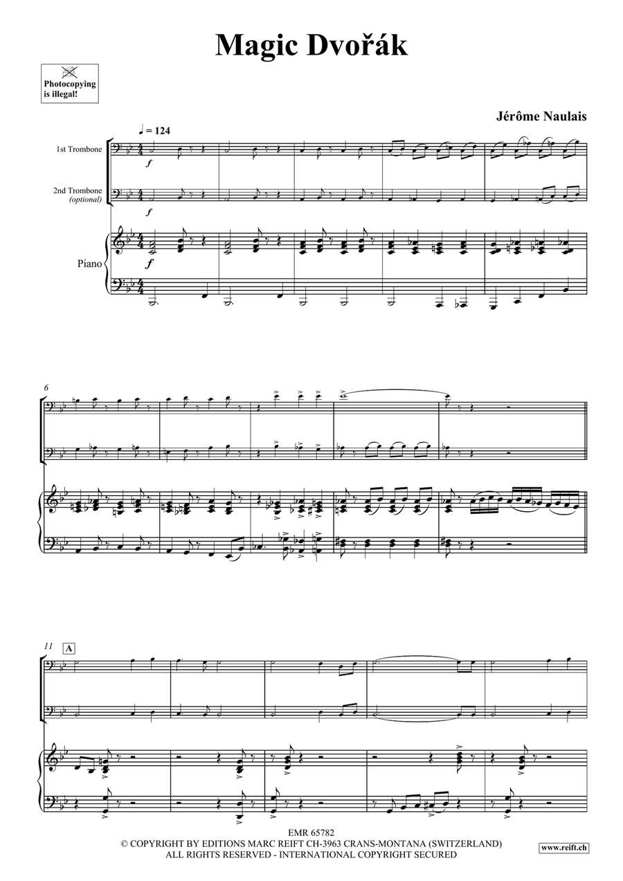 Magic Dvorak Magic Dvorak Trombone Duet scores gallery preview page 4