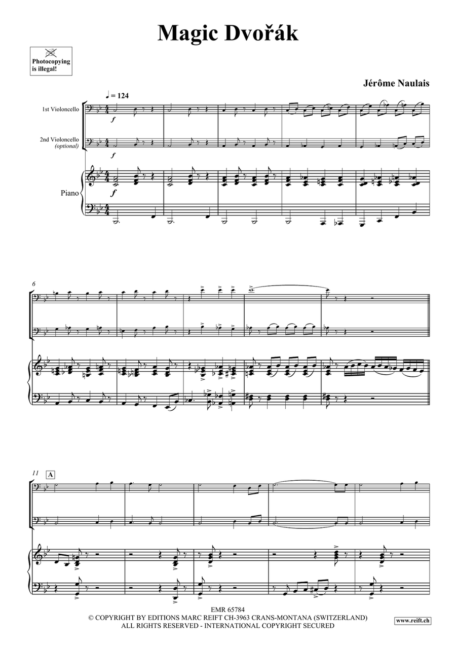 Magic Dvorak Magic Dvorak Cello scores gallery preview page 4