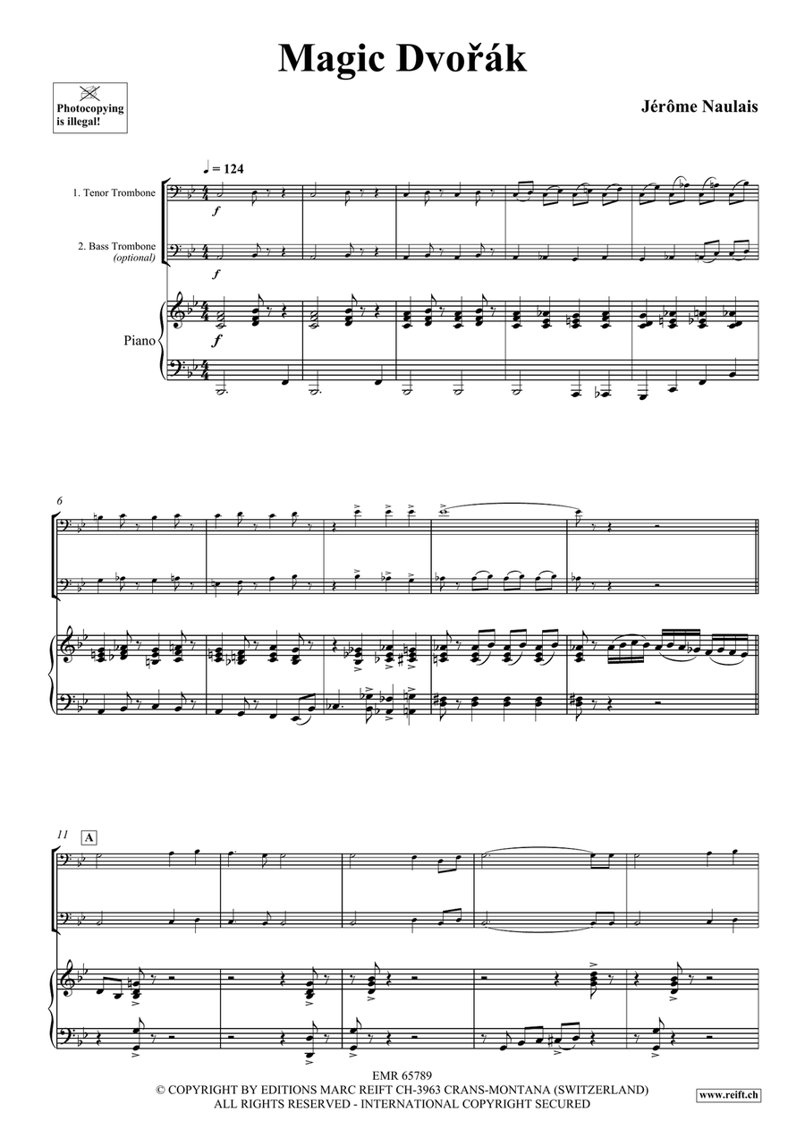 Magic Dvorak Magic Dvorak Trombone scores gallery preview page 4