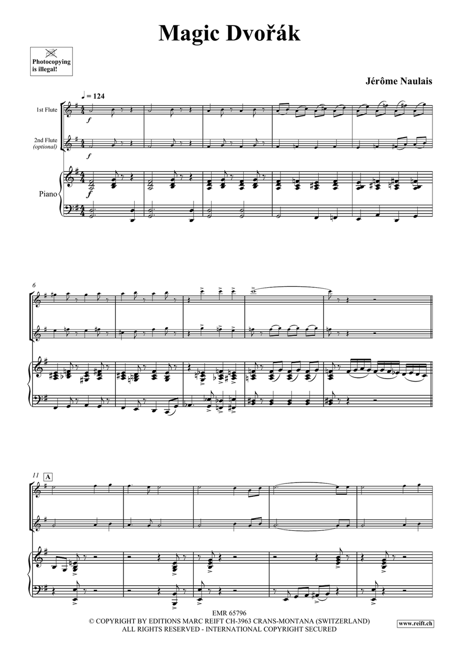 Magic Dvorak Magic Dvorak Flute Duet scores gallery preview page 4
