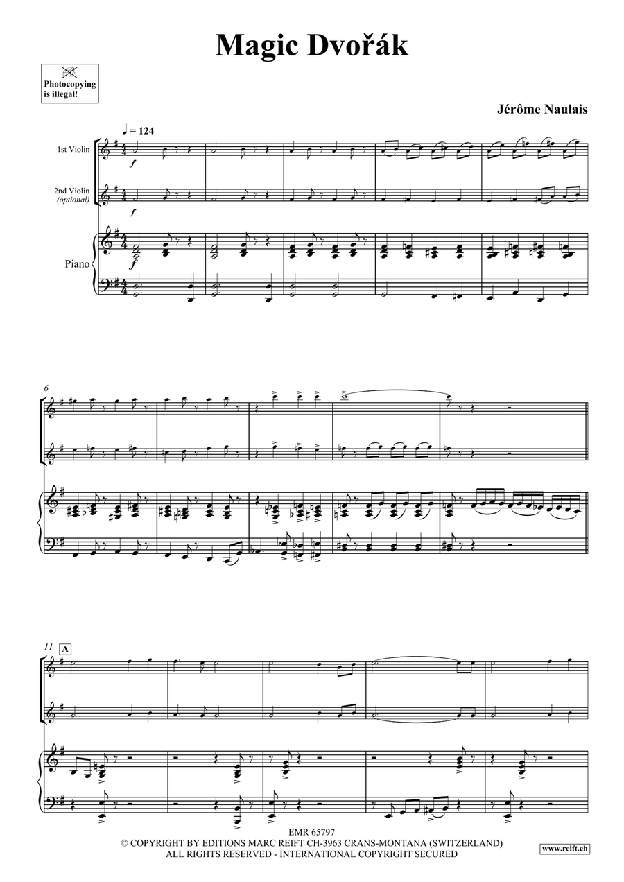 Magic Dvorak Magic Dvorak Violin scores gallery preview page 4