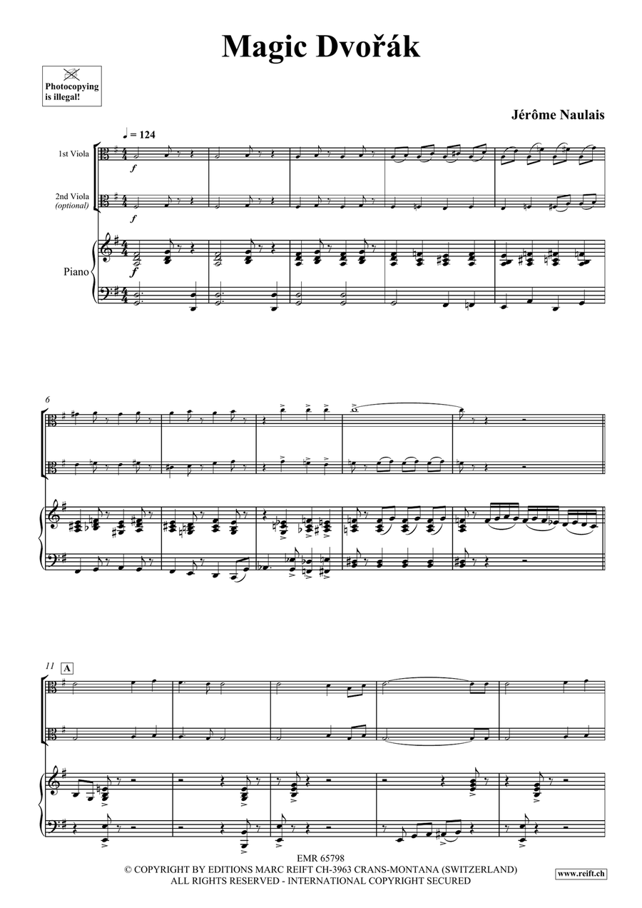 Magic Dvorak Magic Dvorak Viola scores gallery preview page 4