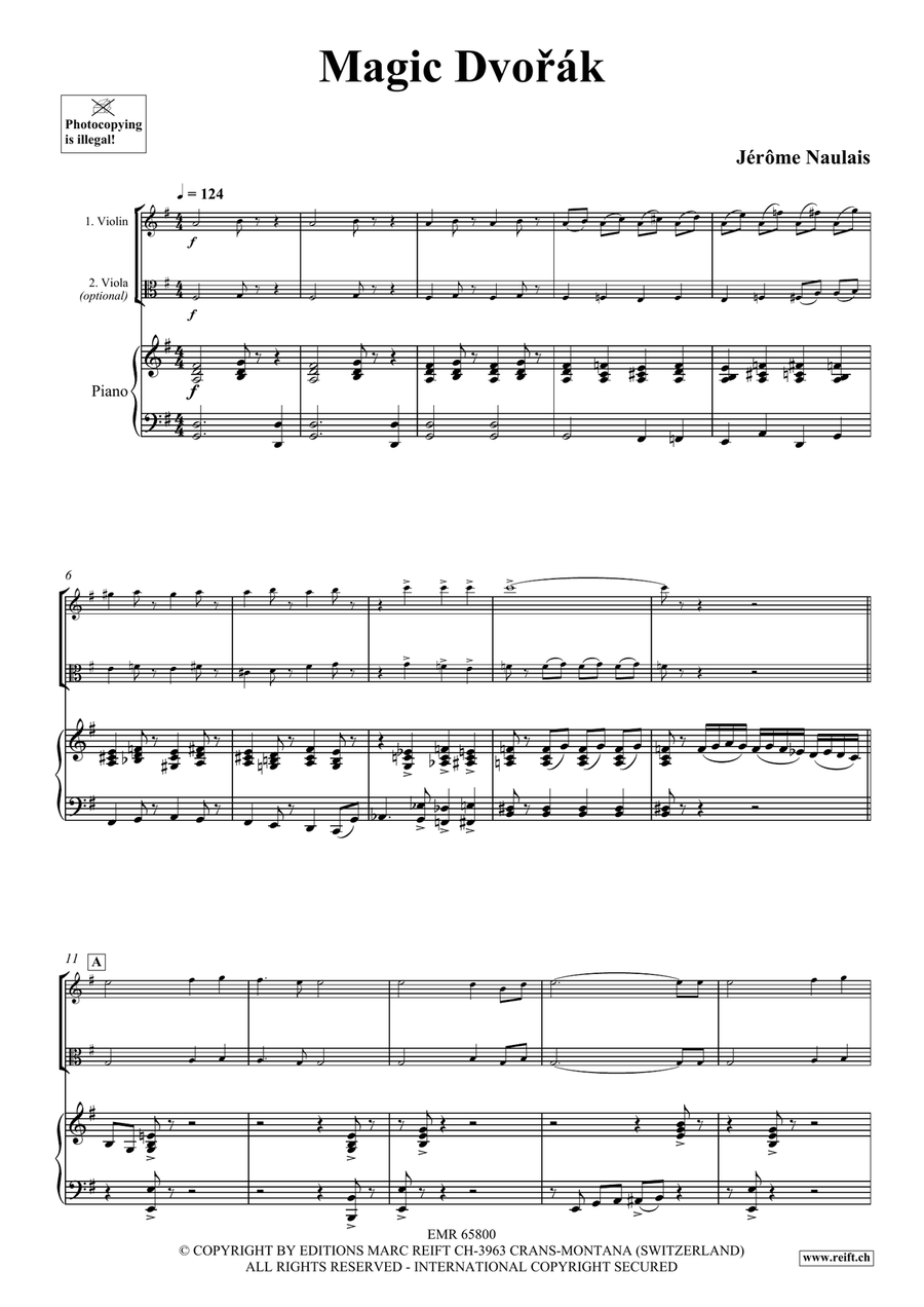 Magic Dvorak Magic Dvorak Viola scores gallery preview page 4