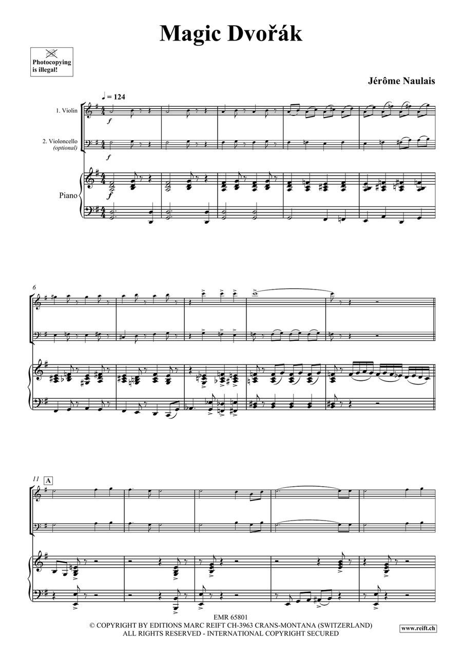 Magic Dvorak Magic Dvorak Piano Trio scores gallery preview page 4