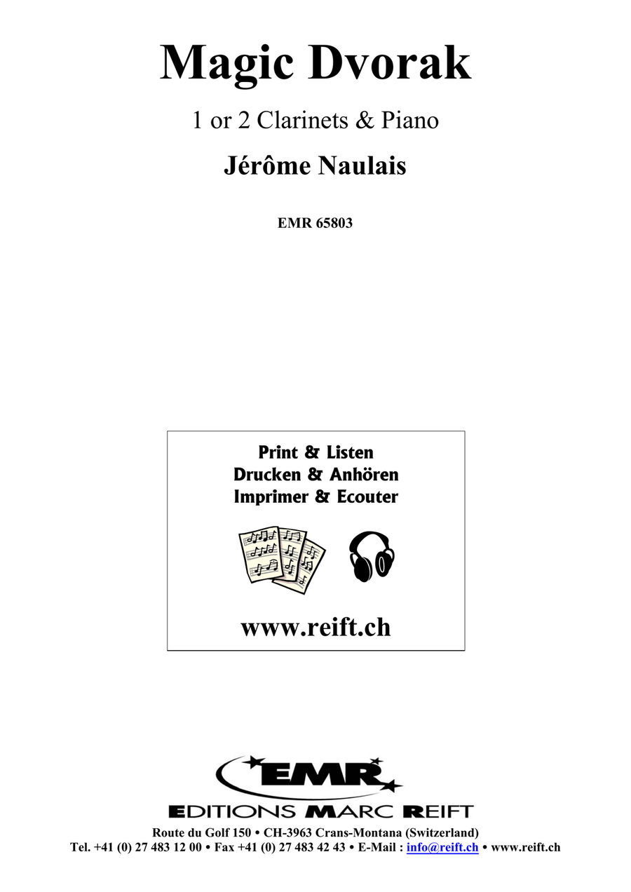 Magic Dvorak Magic Dvorak Clarinet Duet scores gallery preview page 2