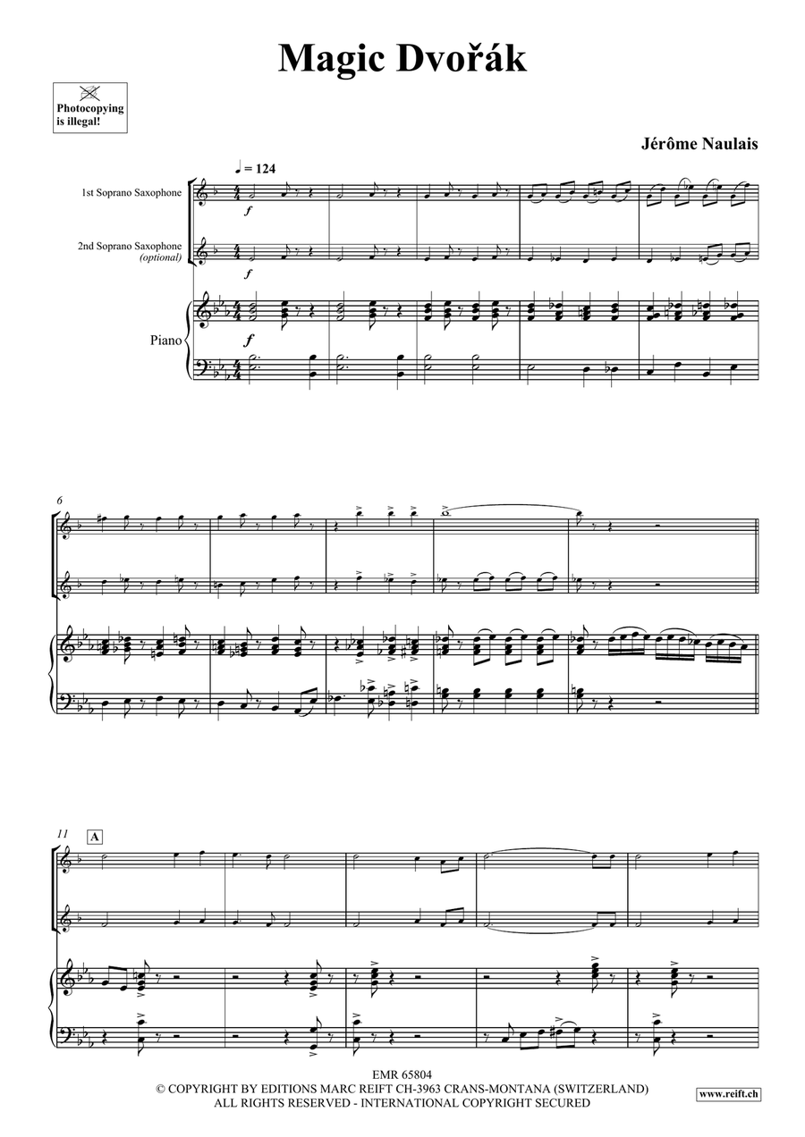 Magic Dvorak Magic Dvorak Soprano Saxophone scores gallery preview page 4