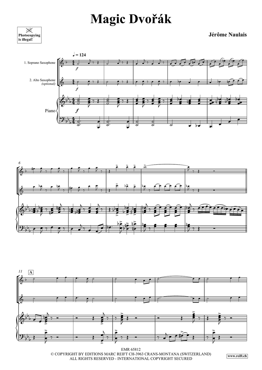 Magic Dvorak Magic Dvorak Soprano Saxophone scores gallery preview page 4