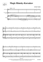 Magic Rimsky-Korsakov Clarinet Duet scores gallery preview page 4