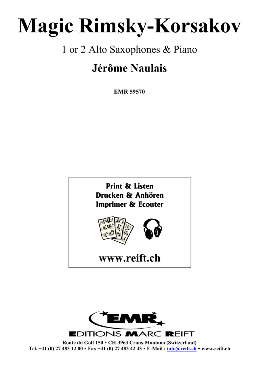 Magic Rimsky-Korsakov Magic Rimsky-Korsakov Alto Saxophone scores gallery preview page 2