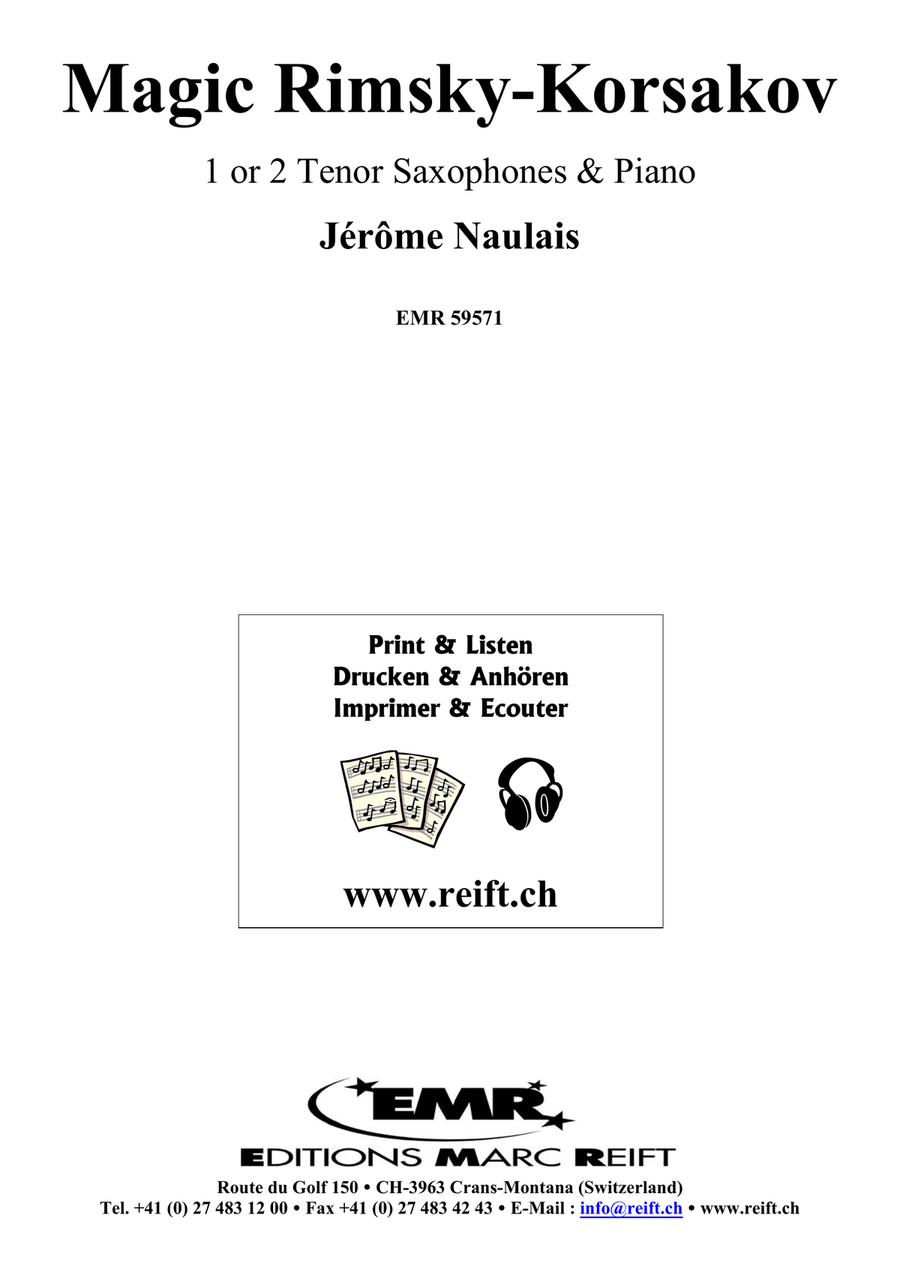 Magic Rimsky-Korsakov Magic Rimsky-Korsakov Tenor Saxophone scores gallery preview page 2