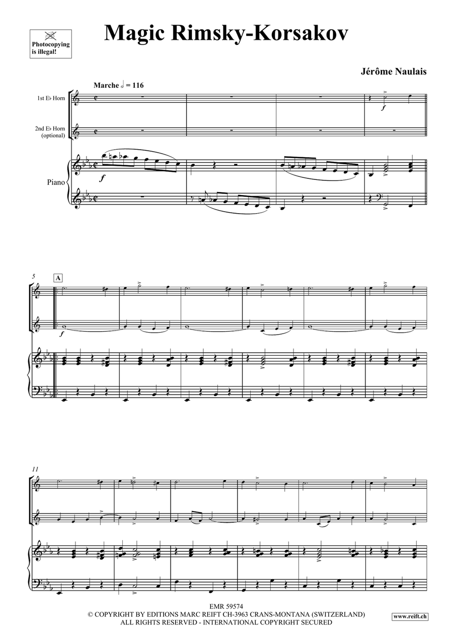 Magic Rimsky-Korsakov Magic Rimsky-Korsakov Horn scores gallery preview page 4