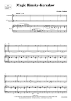 Magic Rimsky-Korsakov Euphonium Duet scores gallery preview page 4