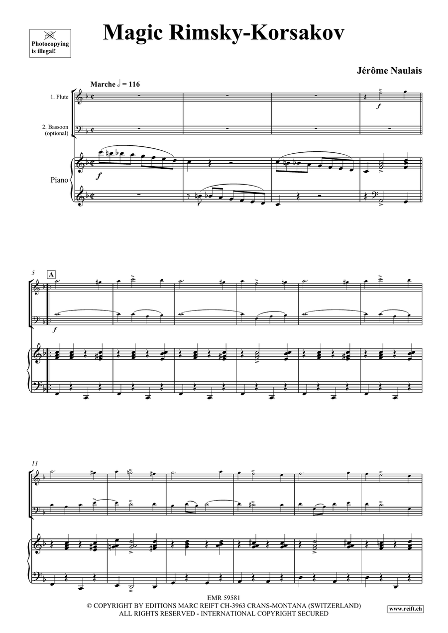 Magic Rimsky-Korsakov Magic Rimsky-Korsakov Bassoon scores gallery preview page 4