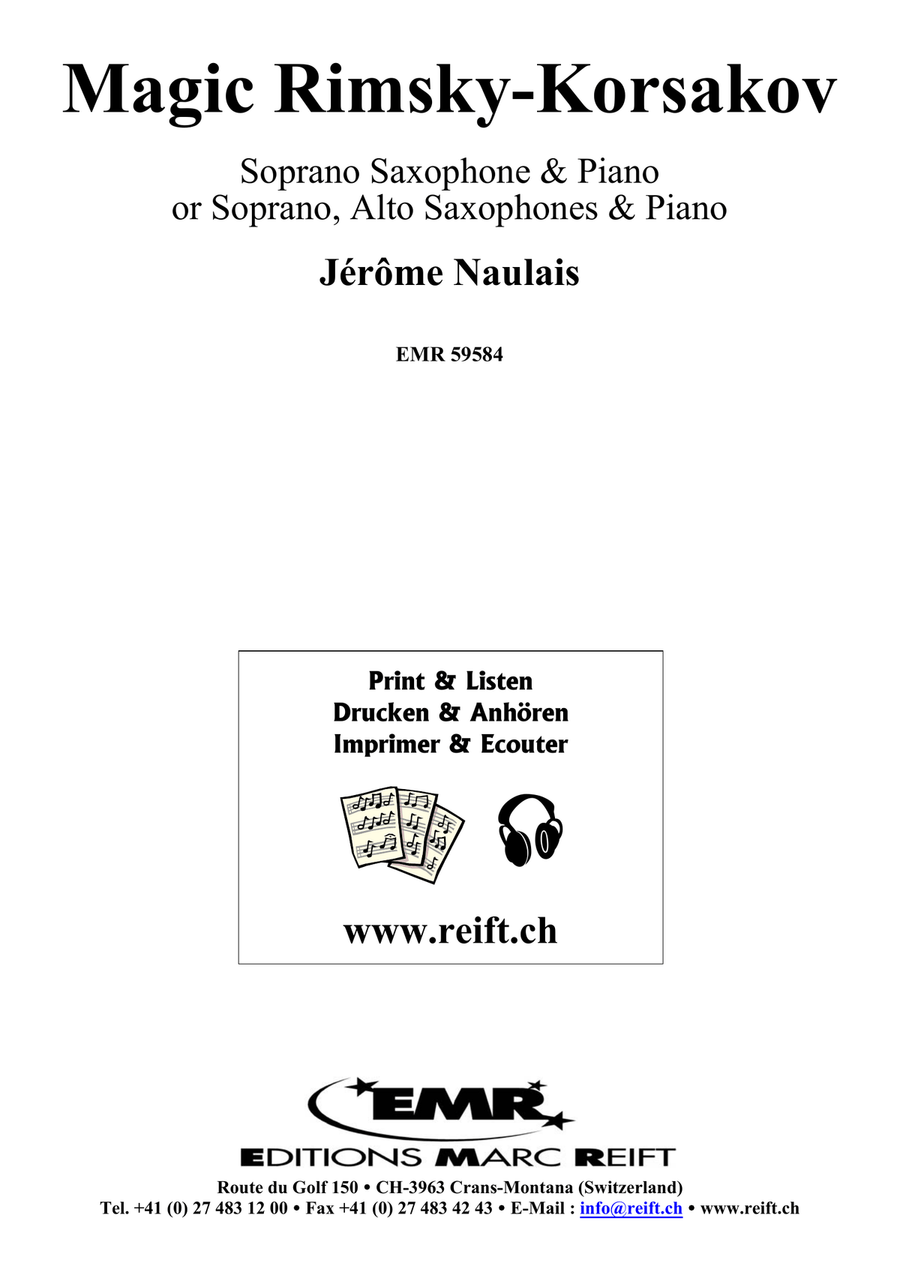Magic Rimsky-Korsakov Magic Rimsky-Korsakov Soprano Saxophone scores gallery preview page 2