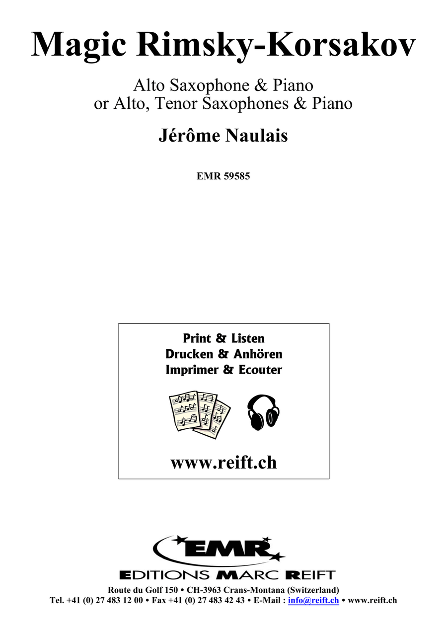 Magic Rimsky-Korsakov Magic Rimsky-Korsakov Tenor Saxophone scores gallery preview page 2