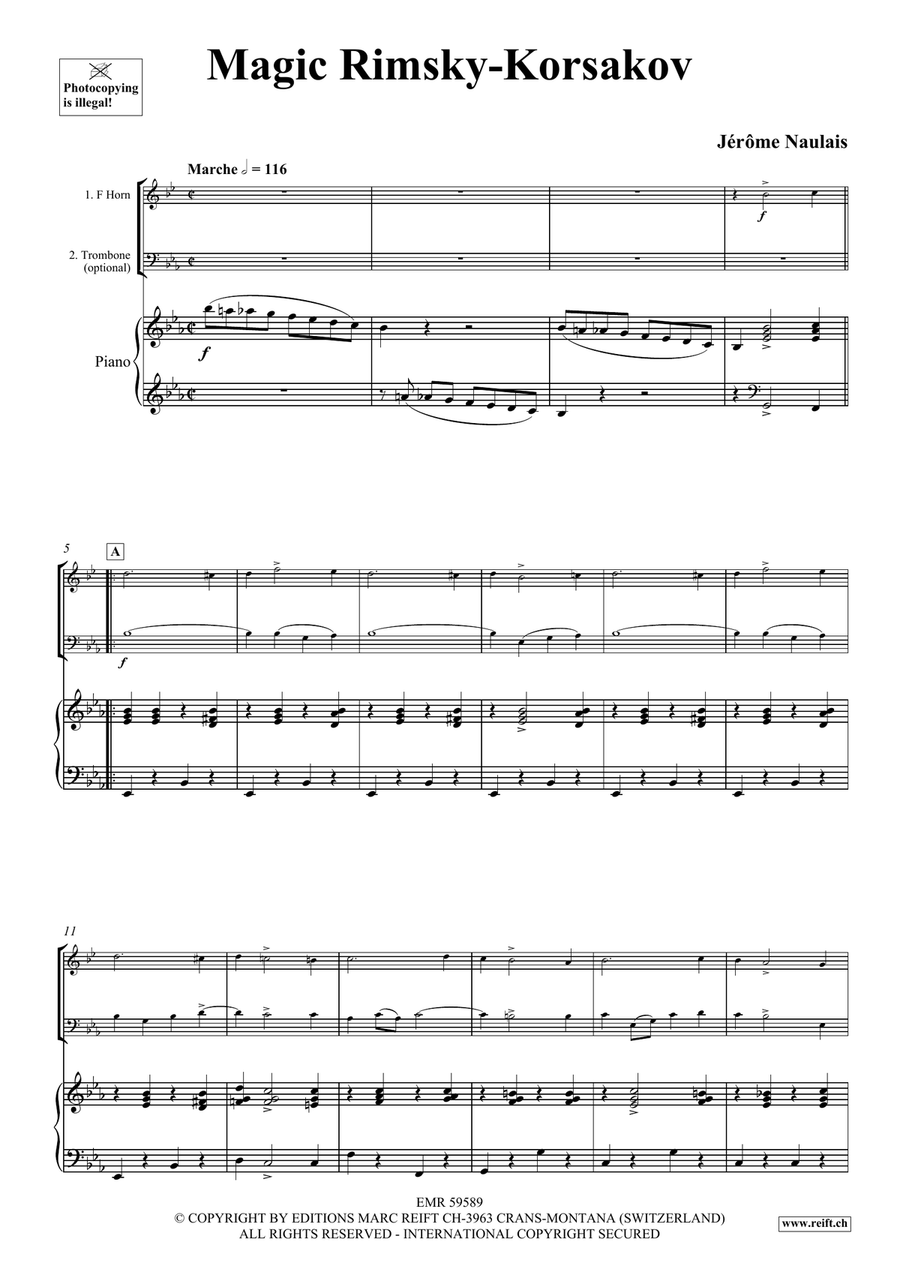 Magic Rimsky-Korsakov Magic Rimsky-Korsakov Horn scores gallery preview page 4