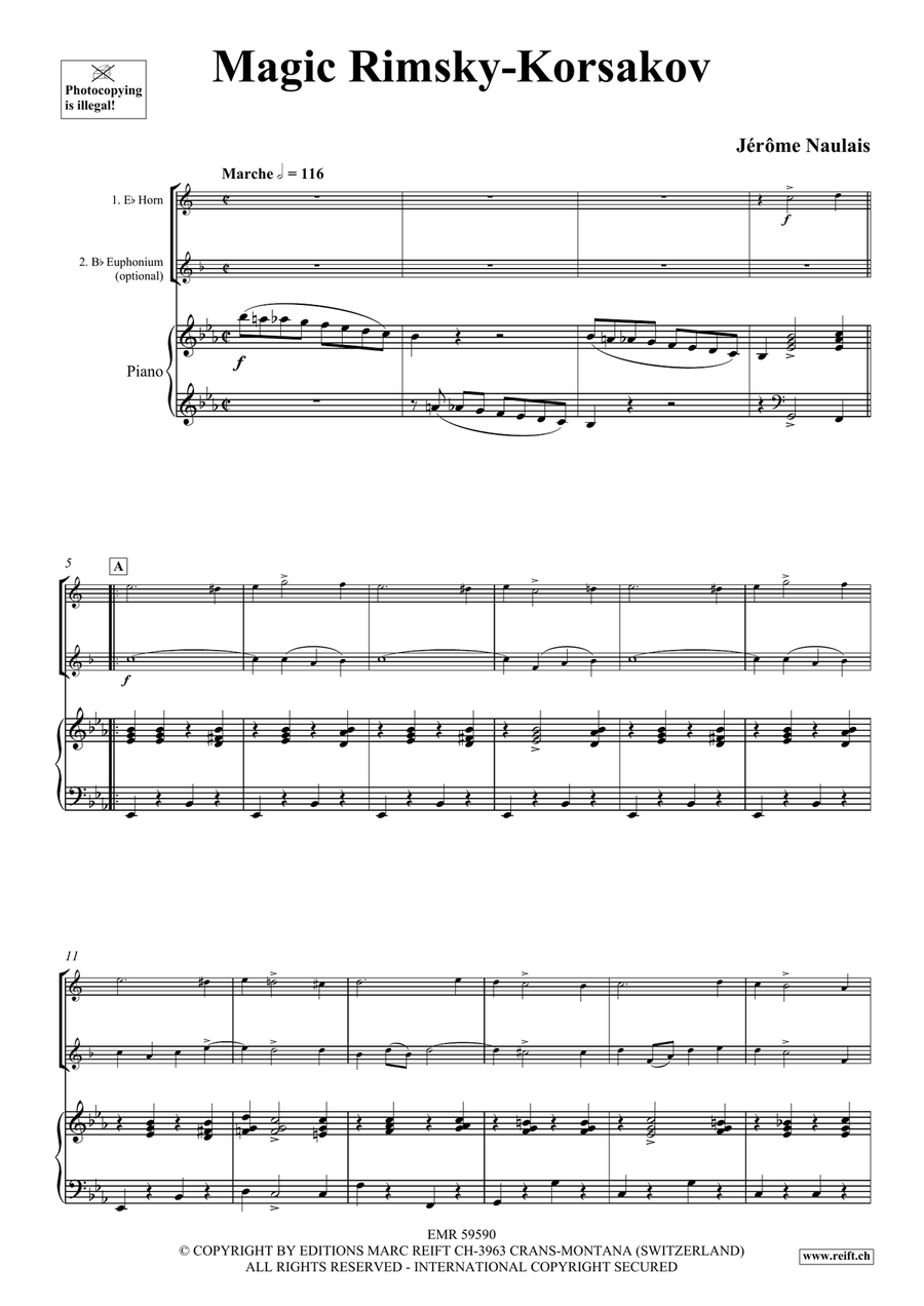 Magic Rimsky-Korsakov Magic Rimsky-Korsakov Euphonium scores gallery preview page 4